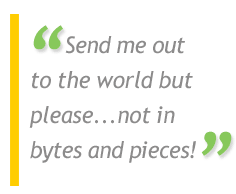 Send me out to the world quote