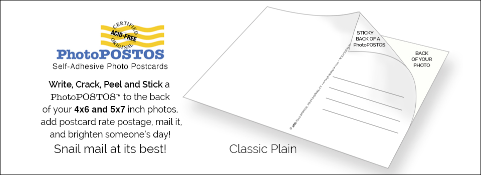 PhotoPOSTOS-Classic-Plain-4x6-and-5x7-self-adhesive-photo-postcards